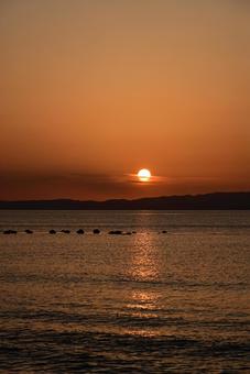 Sunset over Sado Island, JPG Sunset over Sado Island, JPG