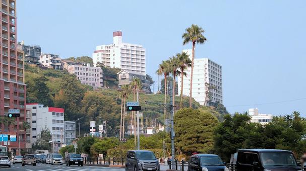 晩夏の熱海市東海岸町付近の風景 晩夏の熱海市東海岸町付近の風景 晩夏,行楽地,観光地の写真素材