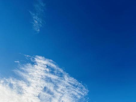 美しい秋の青空 スペース 美しい秋の青空 スペース 空,青空,美しいの写真素材
