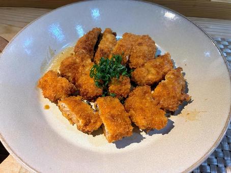ヒレかつの醤油たれ ヒレかつ,とんかつ,豚肉の写真素材