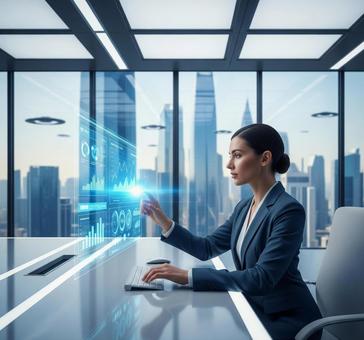 ビジネスシーン パソコン作業 ビジネスシーン パソコン作業の写真