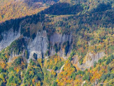 高妻山登山道の紅葉 高妻山登山道の紅葉の写真