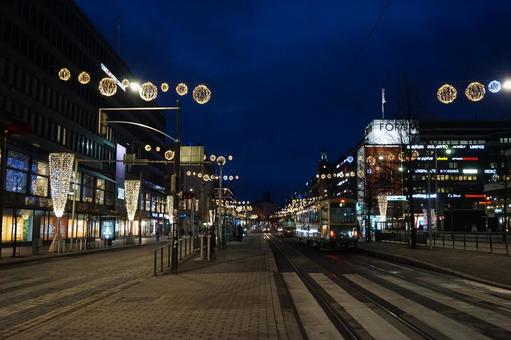 フィンランドの街並み フィンランド,ヘルシンキ,スーパーの写真素材