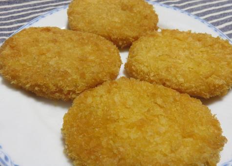 コロッケ コロッケ,揚げ物,昼食の写真素材