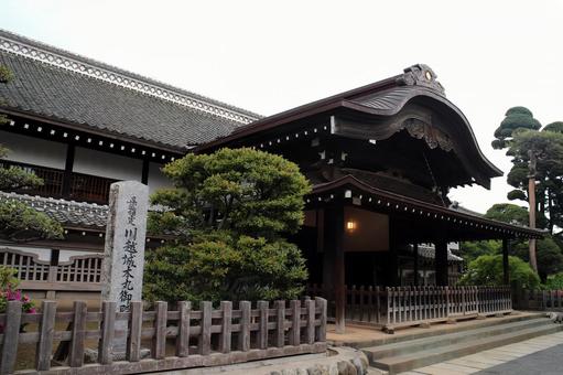 川越城 川越城 川越城,城址,日本100名城の写真素材