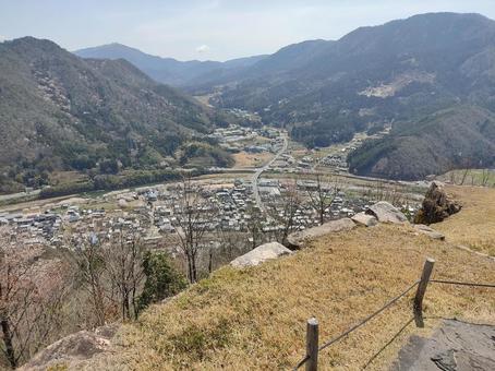 竹田城 兵庫県,和田山,竹田城の写真素材