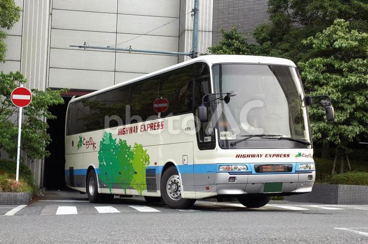 三菱ふそう　エアロクイーン　関東 高速バス,夜行バス,観光バスの写真素材