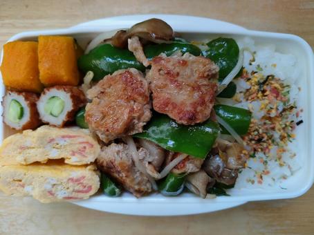 Gyoza filling and meat dumpling bento!, JPG
