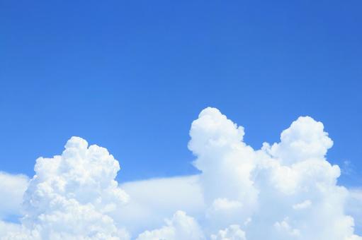 【空の写真】夏空と入道雲 【空の写真】夏空と入道雲 空,青空,夏空の写真素材
