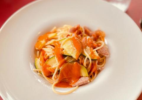 パスタランチ アップ パスタランチ アップ ランチ,パスタ,スパゲッティの写真素材