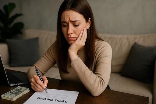 悩み抱えるBRANDDEALの写真