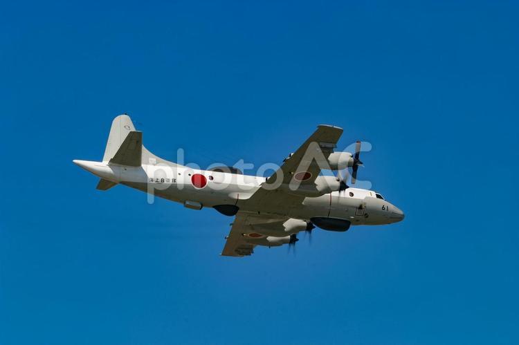 飛行する海上自衛隊の航空機UP-3D 自衛隊,海上自衛隊,upー3dの写真素材