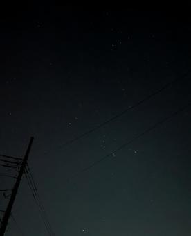 夜 夜空,空,暗いの写真素材