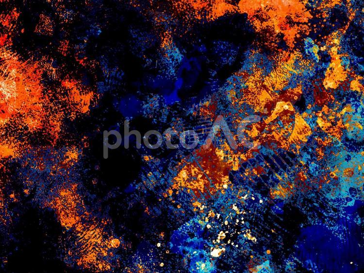 幻想的なオレンジ色のテクスチャ背景 横長,背景,壁紙の写真素材