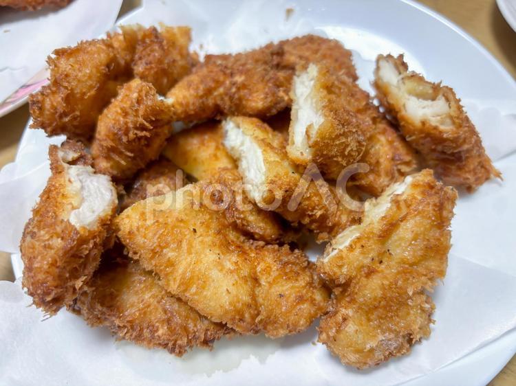 鶏ささみフライ 鶏ささみフライ,ササミフライ,フライの写真素材