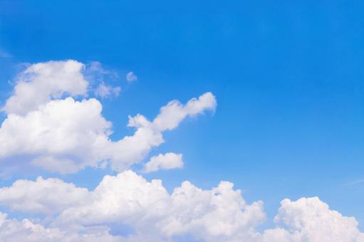 青空と雲 青空と雲の写真