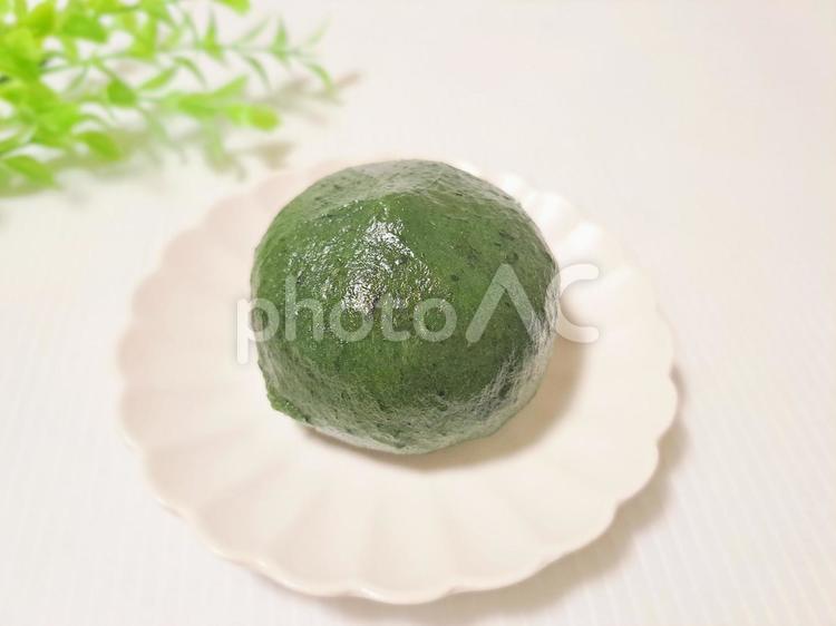 草餅　イメージ素材　04 草餅,よもぎ餅,和菓子の写真素材