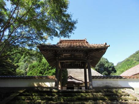 島根県-永明寺-中雀門 島根県-永明寺-中雀門の写真
