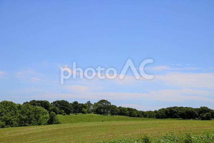 北海道の風景　13153 空,光,輝きの写真素材