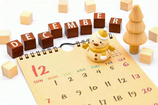 12月のカレンダー 12月,december,カレンダーの写真素材