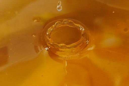 水滴が落ちた水面の様子 水滴が落ちた水面の様子 水,水滴,透明の写真素材