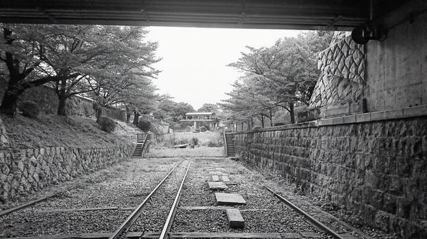 Photo, monochrome, road, concrete, 