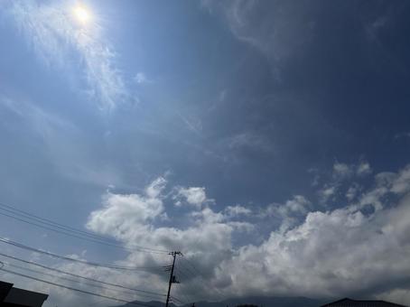 空 自然,あお,風景の写真素材