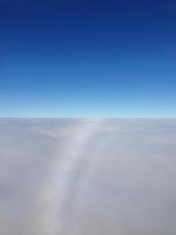 空と雲 機窓 空と雲 機窓の写真