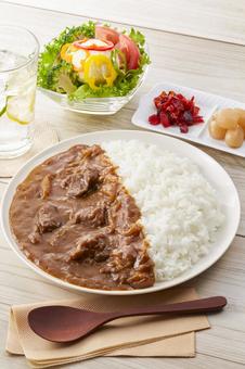 長時間煮込んだビーフカレー 長時間煮込んだビーフカレー ビーフカレー,カレー,ビーフカリーの写真素材