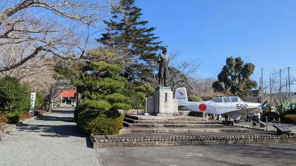 知覧特攻平和会館 富士T-3  特攻隊,特攻,鹿児島観光の写真素材