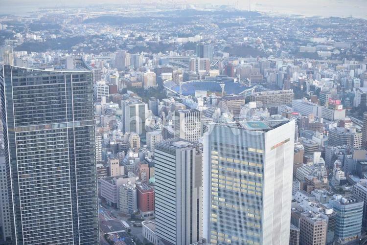 横浜の街並み みなとみらい,横浜,都会の写真素材