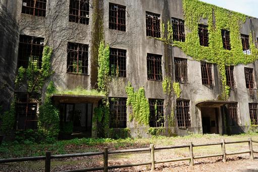 広島 大久野島 発電所跡2 広島 大久野島 発電所跡2 大久野島発電所跡,発電所跡,廃墟の写真素材