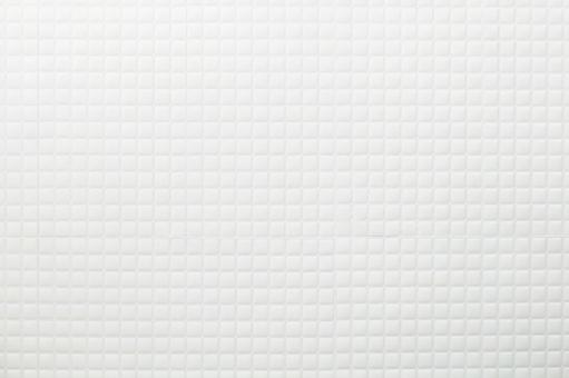 モザイクタイル　白　真俯瞰 モザイクタイル,タイル,コピースペースの写真素材