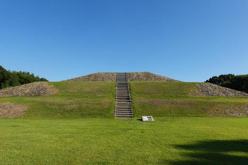 亀塚古墳公園01 亀塚古墳公園01 亀塚古墳公園,亀塚古墳,古墳の写真素材