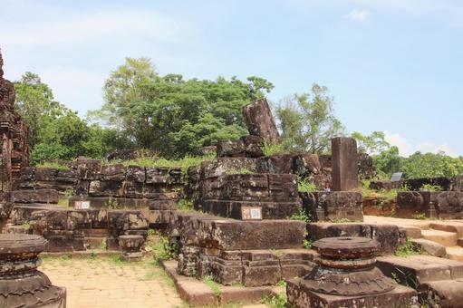 ベトナムの世界遺産ミーソン遺跡 ベトナムの世界遺産ミーソン遺跡 ベトナム,ミーソン,ミーソン遺跡の写真素材