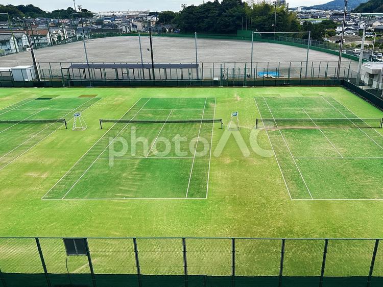 テニスコート テニスコート,テニス,コートの写真素材