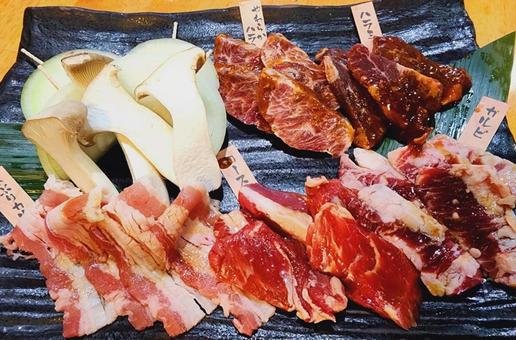 盛り合わせ 盛り合わせ 焼肉,焼き肉,和牛の写真素材