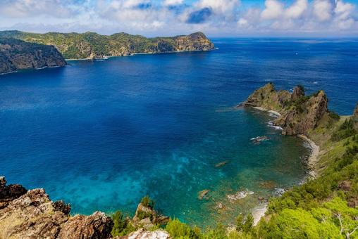 小笠原諸島・父島 長崎展望台から望む絶景 小笠原諸島・父島 長崎展望台から望む絶景 の写真