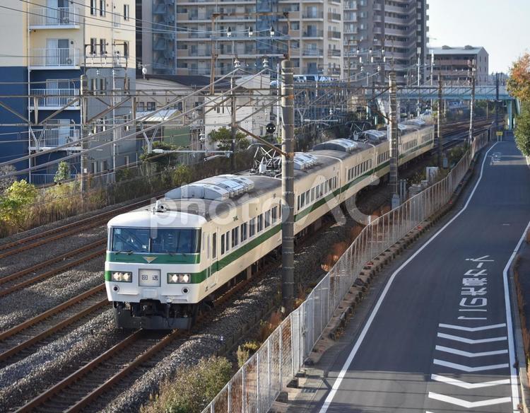 185系Ｃ1編成リレー号塗装 185系,c1,リレー号の写真素材