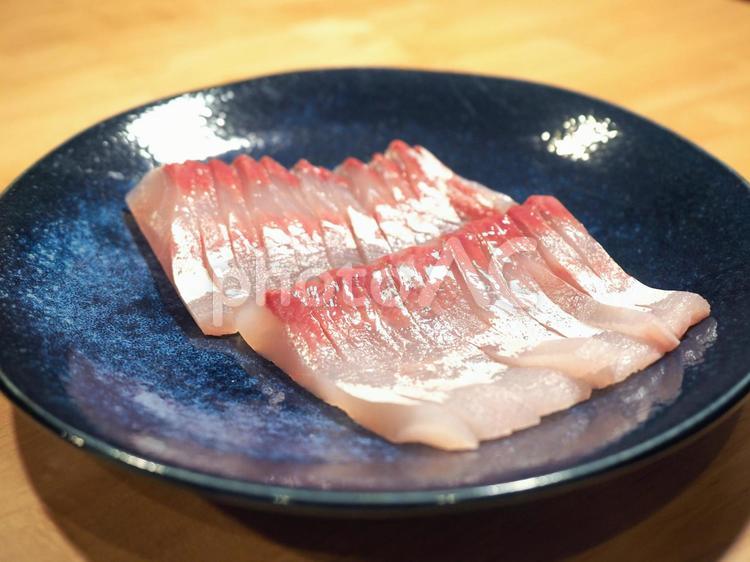 新鮮なヒラマサのお刺身 ヒラマサ,刺し身,平政の写真素材