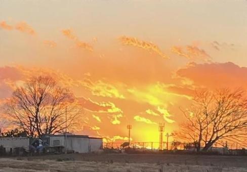 夕焼け 雲 夕焼け 雲の写真