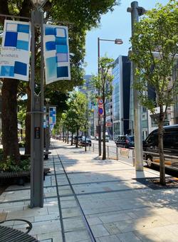 六本木の歩道 六本木の歩道の写真