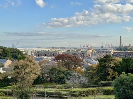 本牧山頂公園 本牧山頂公園,本牧,公園の写真素材