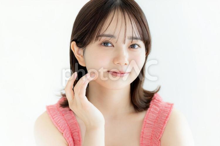 若い女性の美容イメージ 美容,ビューティー,女性の写真素材