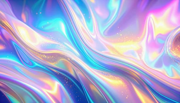 幻想的なホログラフィックの写真