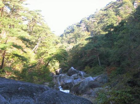 Shinkyō Gorge in autumn, shinkyō gorge, autumn, kofu, JPG