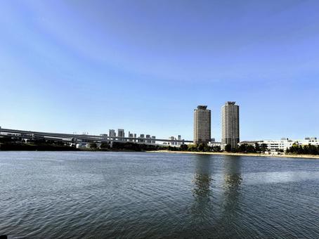 2025年春 昼間の東京お台場の風景 2025年春 昼間の東京お台場の風景 都心,さわやか,りんかい線の写真素材