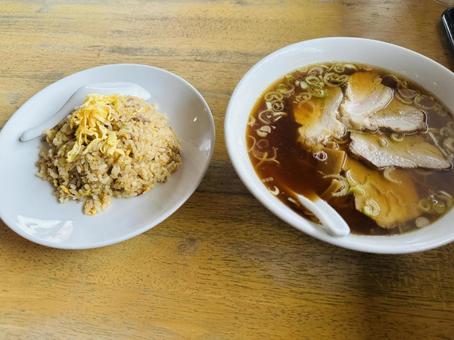 チャーハンセット チャーハンセット 中華,街中華,町中華の写真素材