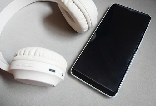 スマホヘッドフォン スマホヘッドフォンの写真