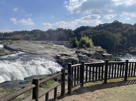 曽木の滝 曽木の滝 神社,鹿児島,鹿児島旅行の写真素材